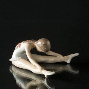 Siddende ballerina som bøjer sig forover, Royal Copenhagen figur | Nr. 1249329 | DPH Trading