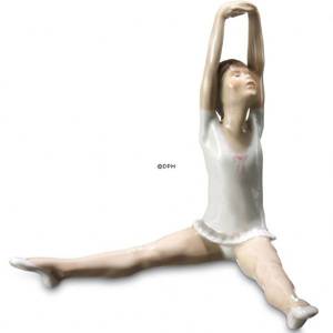 Siddende ballerina som holder armene op, Royal Copenhagen figur | Nr. 1249330 | DPH Trading