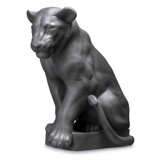 Black Lion sculpture, Royal Copenhagen figurine no. 340