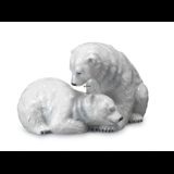 Polar Bear cubs, Royal Copenhagen figurine no. 356