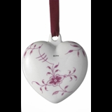 Royal Copenhagen Annual Heart, purple palmette