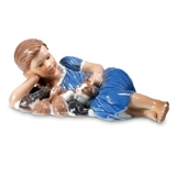 Girl with cats, Royal Copenhagen figurine no. 364