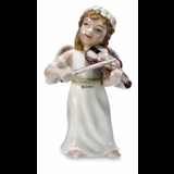 Engel mit Geige, Royal Copenhagen Figur Nr. 412