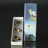 Royal Copenhagen Royal Christmas, Brass Birds 3 pcs.