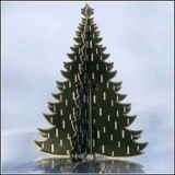 Royal Copenhagen Christmas tree, brass, large