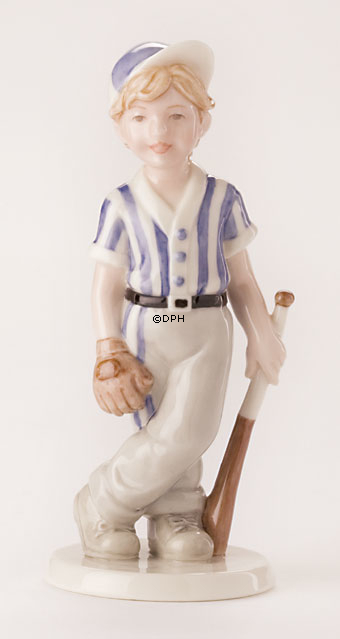 Baseballspiller, Royal Copenhagen figur nr. 455