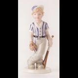 Baseball player, Royal Copenhagen figurine no. 455