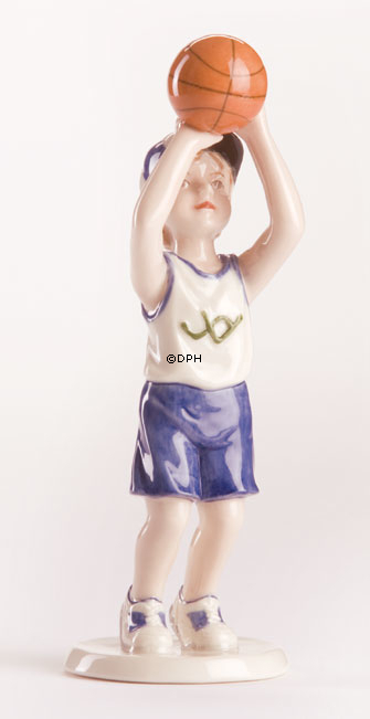 Basketballspiller, Royal Copenhagen figur nr. 457