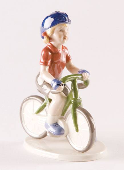 Cykelrytter, Royal Copenhagen figur nr. 458