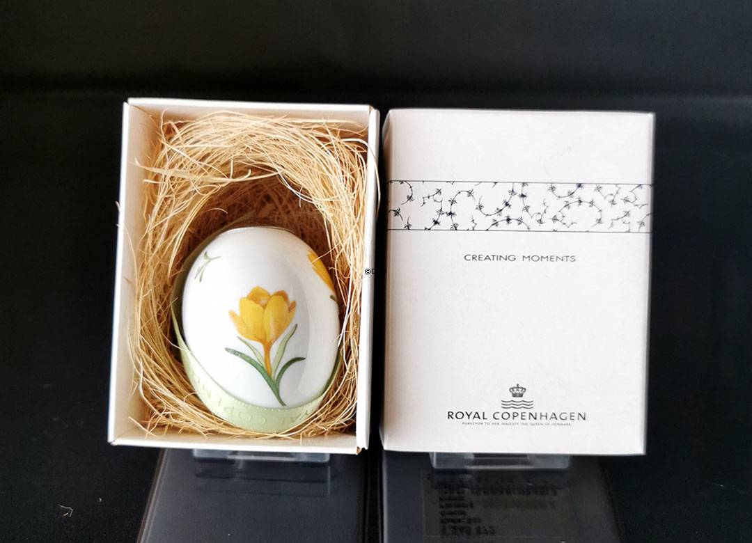 Påskeæg, gul krokus, Royal Copenhagen påskeæg 2007