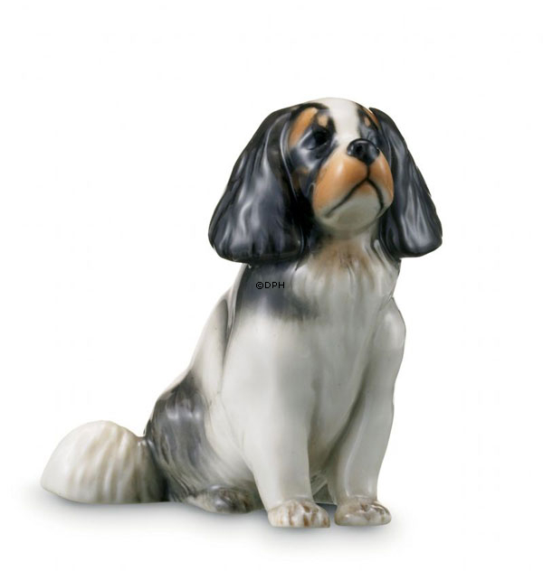Cavalier King Charles, Royal Copenhagen hunde figur nr. 515