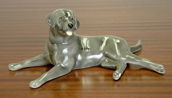 Sort Labrador, Royal Copenhagen hundefigur nr. 516