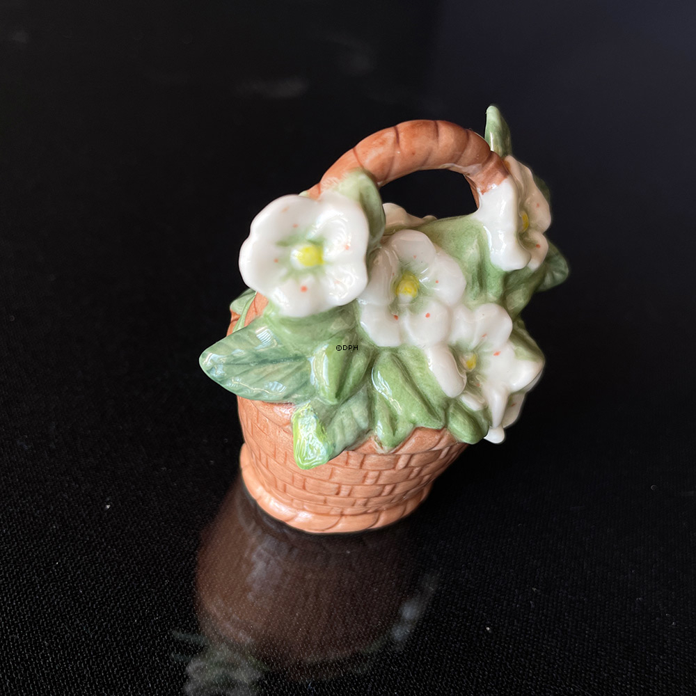 Figur ornament 2008, Kurv med juleroser