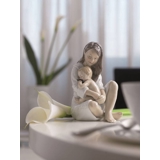 Mor med sovende baby, Royal Copenhagen figur nr. 541