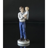 Father with girl on his arm, Royal Copenhagen figurine no. 547