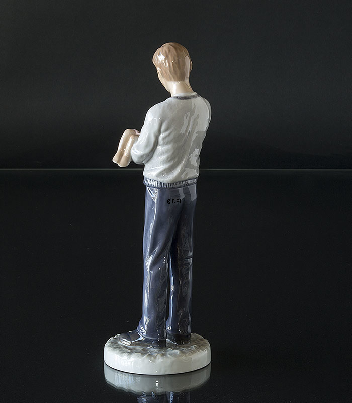 Far med sovende pige, Royal Copenhagen figur nr. 548