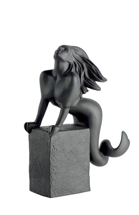 Christel Stjernetegnsfigur, Stenbuk (21. december til 19. januar), Royal Copenhagen figur nr. 559, sort