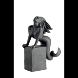 Christel Zodiac Figurines(21st December to 19th January), Capricorn, Royal Copenhagen figurine no. 559, black