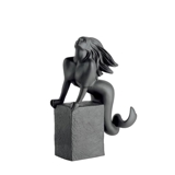 Christel Stjernetegnsfigur, Stenbuk (21. december til 19. januar), Royal Copenhagen figur nr. 559, sort