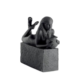 Christel Zodiac Figurines, Aquarius(20th January to 19th February), Royal Copenhagen figurine no. 560, black