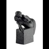 Christel Zodiac Figurines, Pisces(20th February to 20th March), Royal Copenhagen figurine no. 561, black