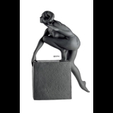 Christel Zodiac Figurines, Aries(20th March to 20th April), Royal Copenhagen figurine no. 562, black