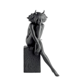 Christel Zodiac Figurines, Taurus (21st April to 21st May), Royal Copenhagen figurine no. 563, black