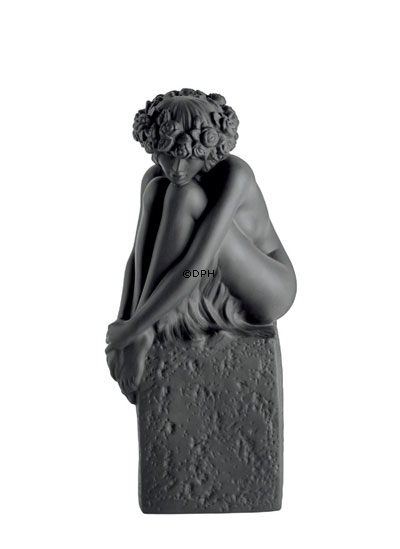 Christel Stjernetegnsfigur, Jomfru(23. august til 22. september), Royal Copenhagen figur nr. 567, sort