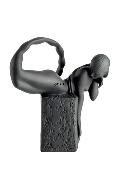 Christel Stjernetegnsfigur, Skorpionen(24. oktober til 22. november), Royal Copenhagen figur nr. 569, sort