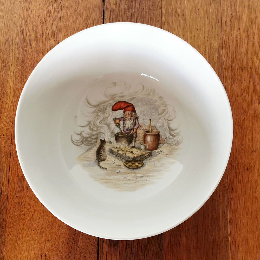 Bowle med Wiberg nisse, Royal Copenhagen nr. 12495