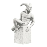 Gammel Stjernetegnsfigur, Stenbuk (21. december til 19. januar), mand, Royal Copenhagen figur nr. 1249610 (Udgået model)