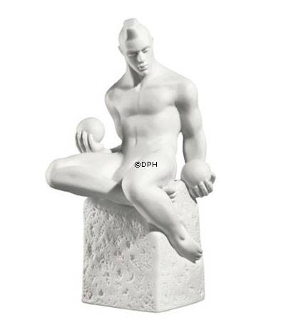 Stjernetegnsfigur, Vægt (23. september til 23. oktober), mand, Royal Copenhagen figur nr. 1249619