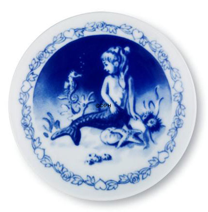 H. C. Andersen Plaquette med Den Lille Havfrue, Royal Copenhagen