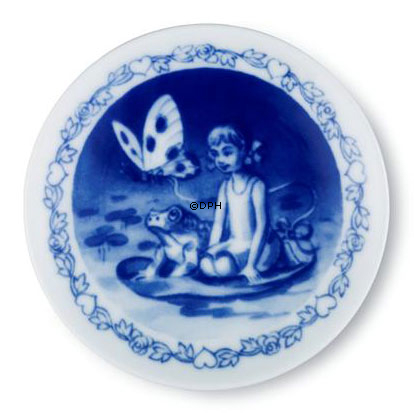 H. C. Andersen Plaquette med Tommelise, Royal Copenhagen