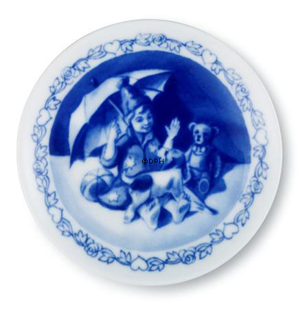 H. C. Andersen Plaquette med Ole Lukøje, Royal Copenhagen