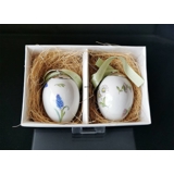 Påskeæg med bellis og perlehyacint, sæt af 2 stk., Royal Copenhagen påskeæg 2008