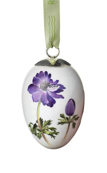 Påskeæg med fransk anemone, stort, Royal Copenhagen påskeæg 2008