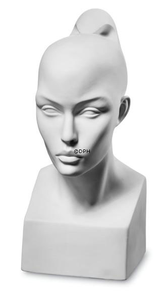 Perfectio kvindebuste, Royal Copenhagen figur nr. 659, hvid