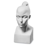 Perfectio bust woman, Royal Copenhagen figurine no. 659, white