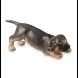 Hund, Gravhundehvalp, Royal Copenhagen hunde figur nr. 681