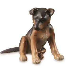 Hund, Schæfer hvalp, Royal Copenhagen hunde figur | Nr. 1249683 | DPH Trading