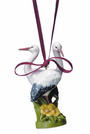 Royal Copenhagen 2009 figurornament, To storke, nummer 754