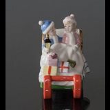 Clara & Peter with sleigh, Royal Copenhagen figurine no. 766