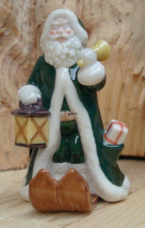 Årets Julemand 2001, Julemanden på ski, grøn Royal Copenhagen