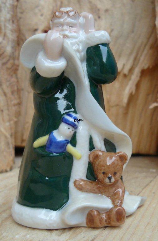 Årets Julemand 2003, Julemanden læser ønskeliste, grøn Royal Copenhagen