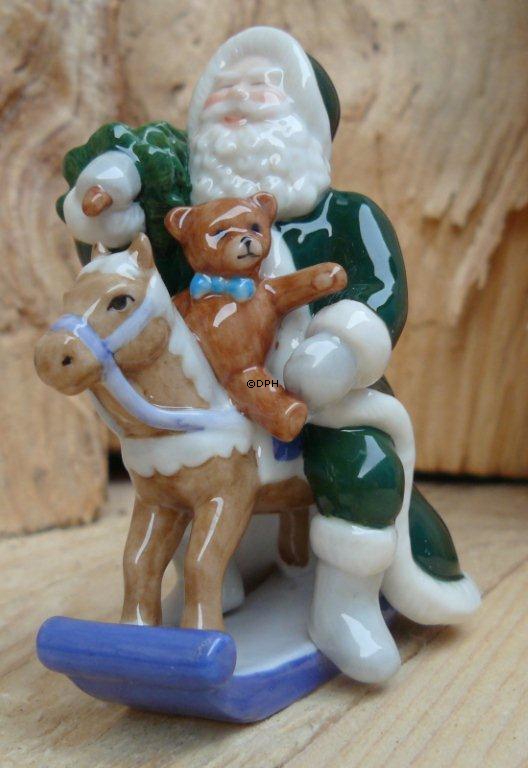Årets Julemand 2005, Julemanden på gyngehest, grøn Royal Copenhagen