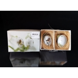 Easter Egg with chaffinch / white anemone, set of two, Royal Copenhagen Easter Egg 2009