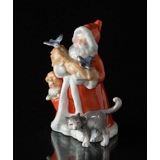 The Annual Santa 2010, Santa with cat, Royal Copenhagen