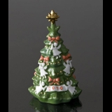 Der jährliche Weihnachtsbaum 2010, mit Ornamenten und einem goldenen Stern