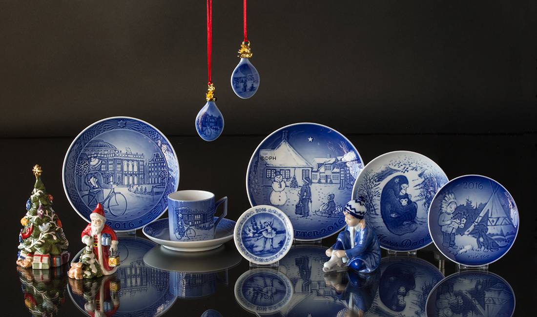 Royal Copenhagen årsfigur 2016, pige med skøjter